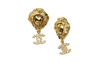 CHANEL Earrings Women's Gold