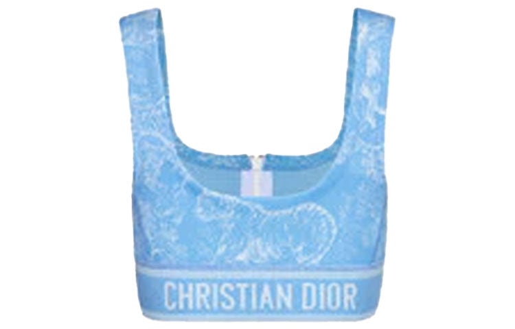 DIOR Quarterly New Products Sports Underwear Women's Cornflower Blue