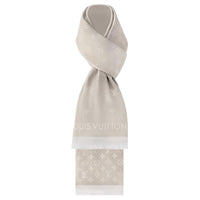 LOUIS VUITTON Knit Scarves Men's Gray