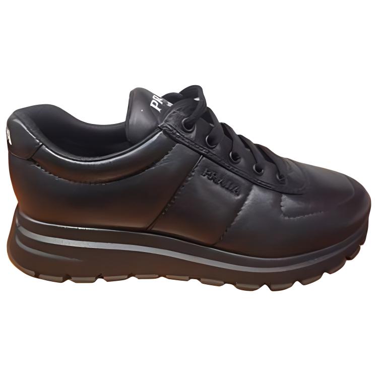 PRADA Low Top Casual Shoes Men's Black