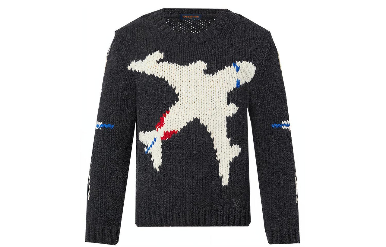 LOUIS VUITTON Lv Plane Chunky Crewneck