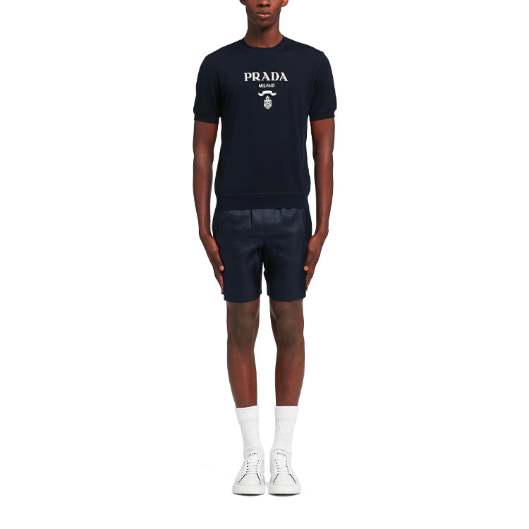 PRADA Cashmere Sweaters Men Blue