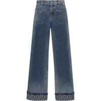 DIOR FW24 Flared Jeans Jeans Women's Blue