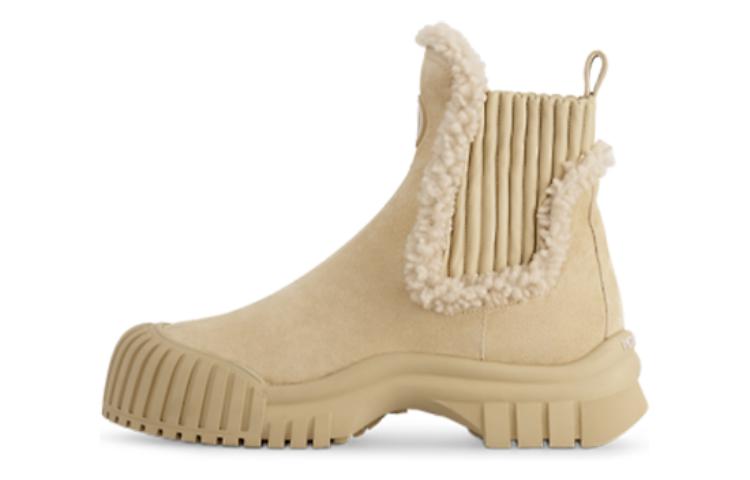 LOUIS VUITTON Ruby Ankle Boots Women's Beige