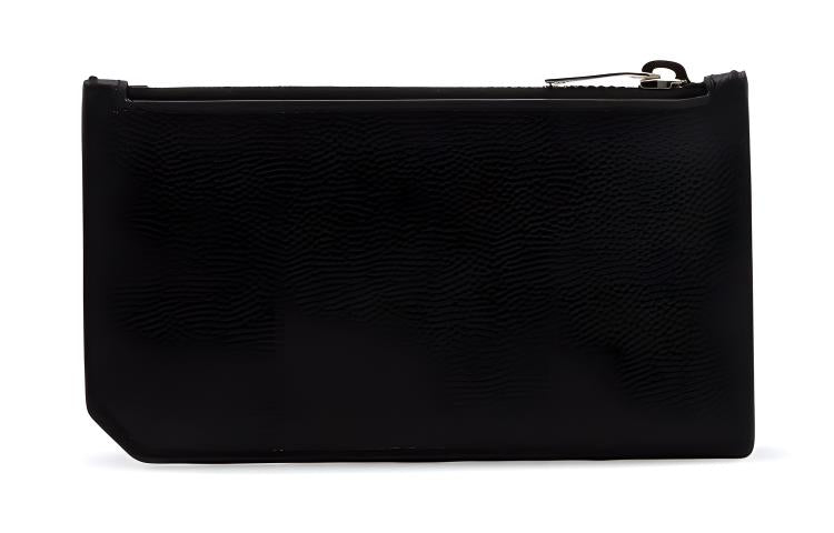 SAINT LAURENT Cow Leather Card Holder Men's Black