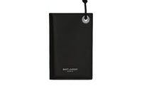 SAINT LAURENT Calfskin Card Holder Men's Black