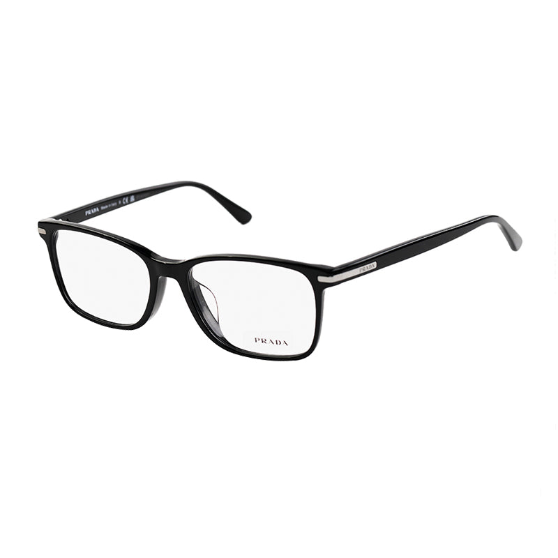 PRADA Plate Frame Metal Polycarbonate Lens Square Eyeglass Frames Men's