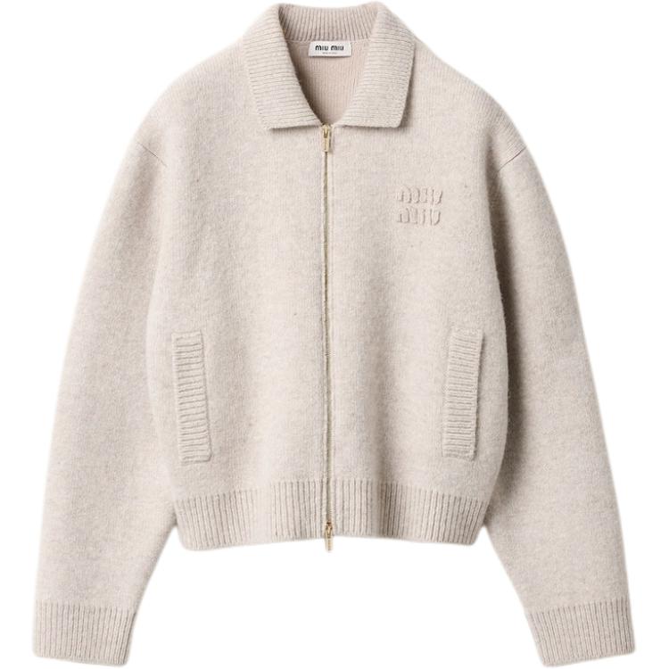 MIU MIU FW24 Sweater Women's Sandy Beige