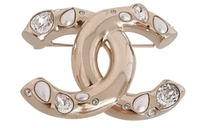 CHANEL Brooches Unisex Gold