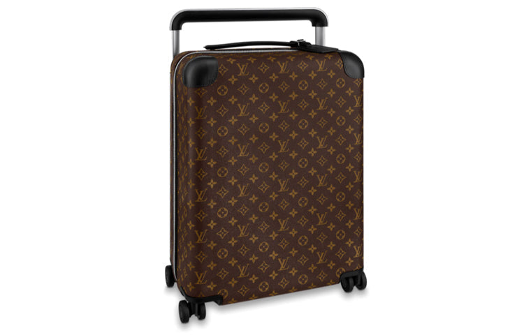 LOUIS VUITTON LV Horizon Monogram Canvas Trolley Bag 20 Inch Unisex Brown