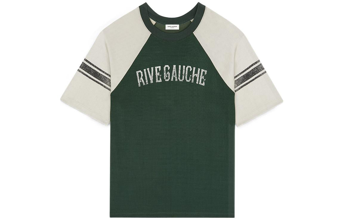 SAINT LAURENT Rive Gauche Raglan T shirt