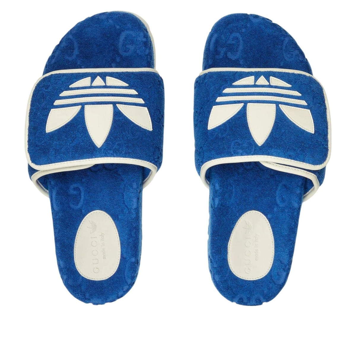 adidas x Gucci GG Platform Sandal 'Blue' 702412UU0104160
