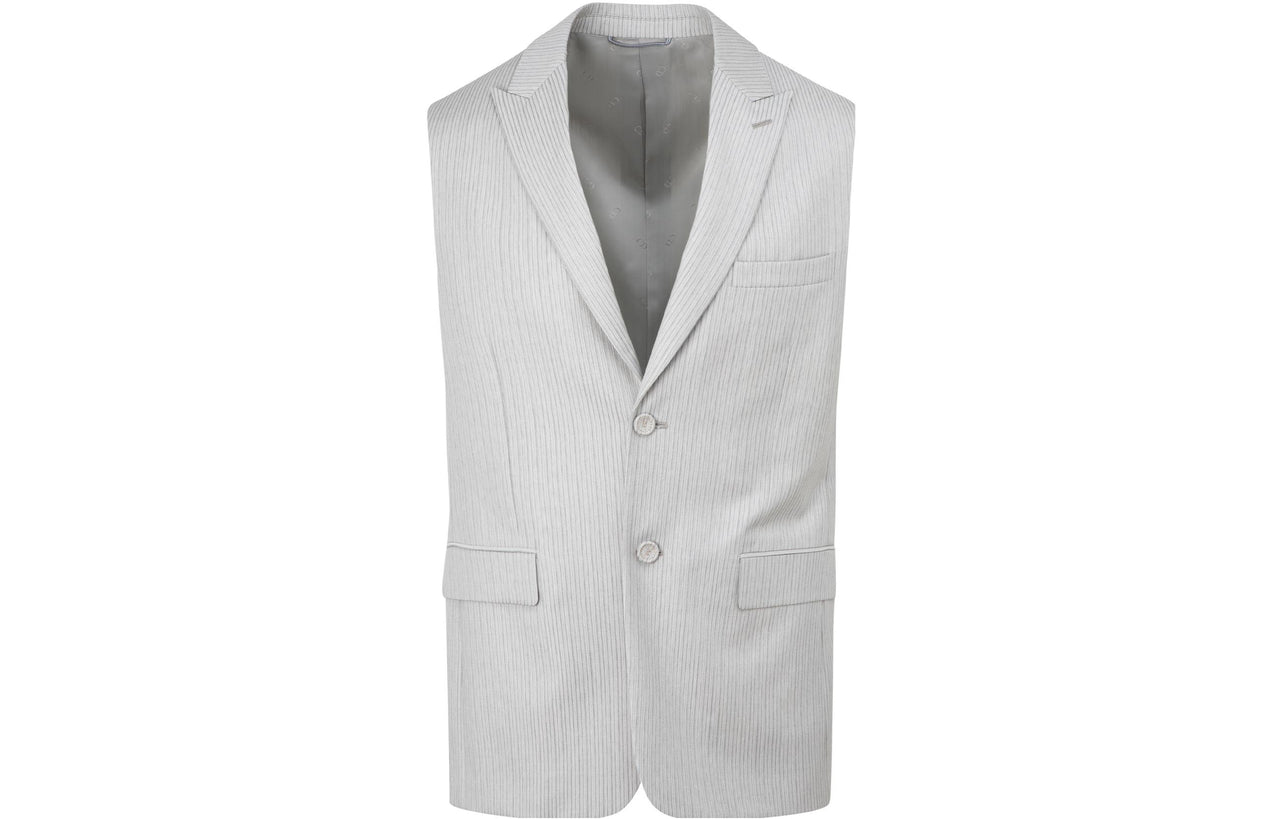 DIOR Homme Striped Sleeveless Jacket