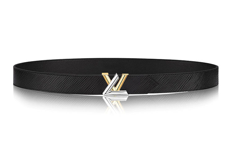 LOUIS VUITTON Twist Leather Belts Women's