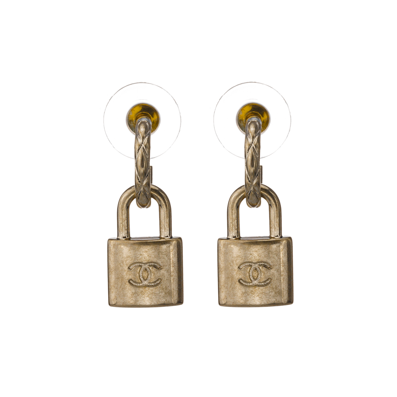 CHANEL Earrings Women's Gold