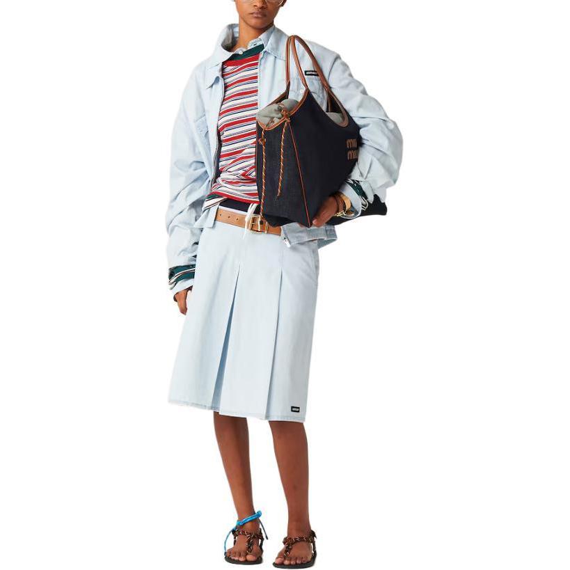 MIU MIU Chambray Blouson Jacket