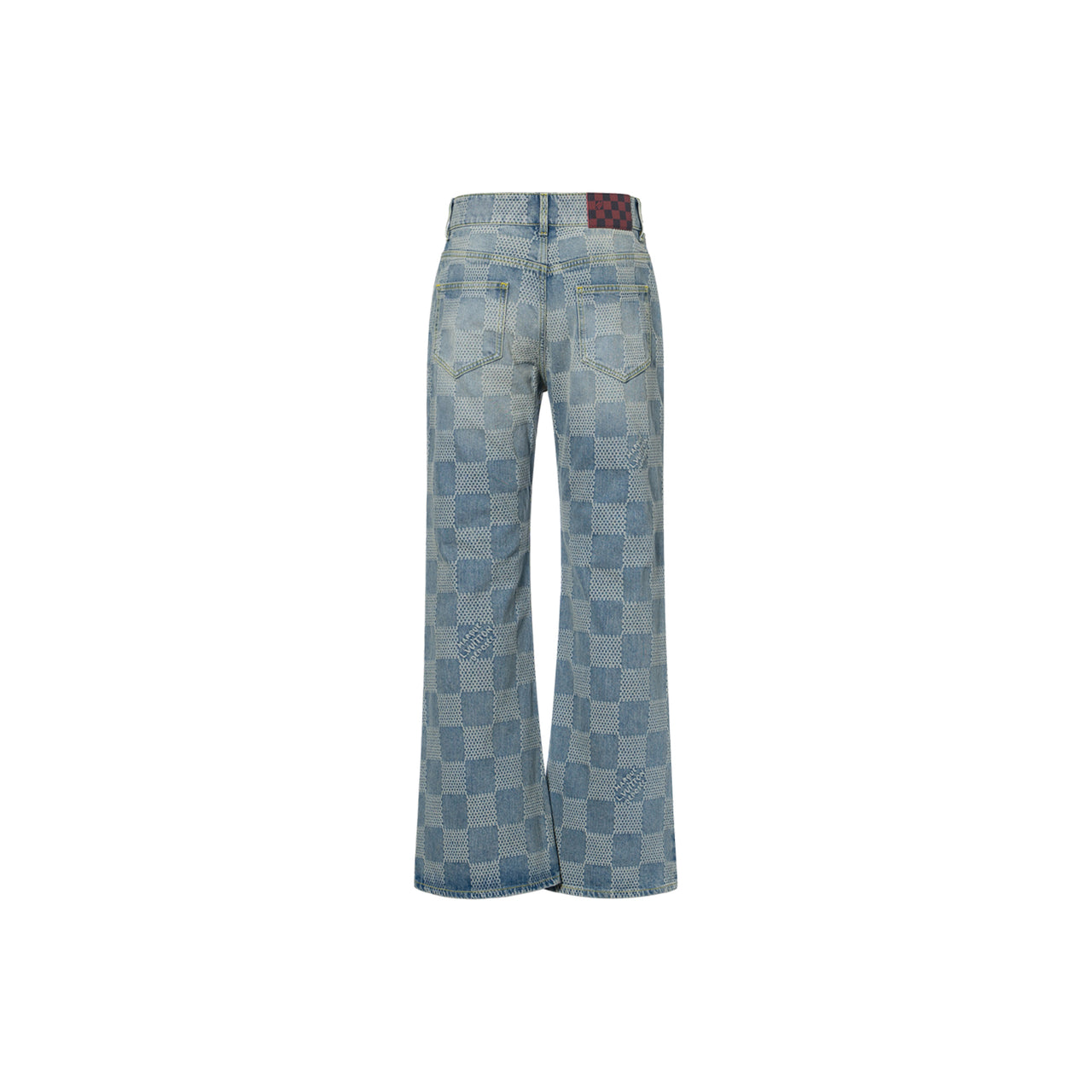 LOUIS VUITTON Damier Denim Skate Pants
