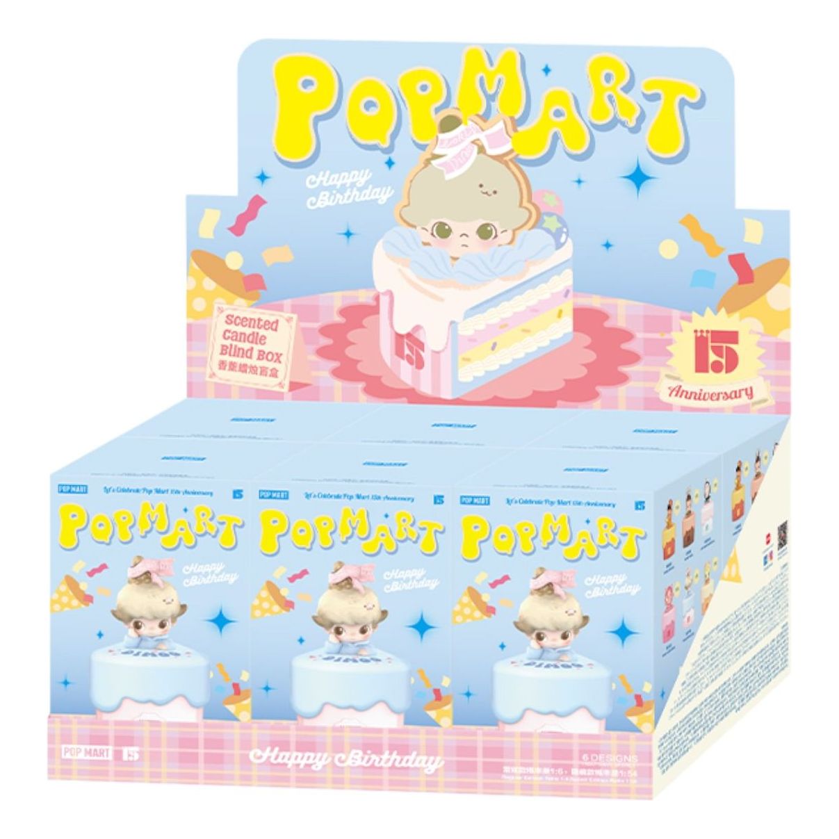 Pop Mart Celebrate This Moment Collection Fragrance Candle Sealed Case (6 Blind Boxes) PPMT-2510-0033-985850305