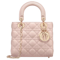 DIOR Lady Dior Sheepskin Lady Dior Bag, Shoulder Bag, Crossbody Bag, Handbag Small Size Women's Pink