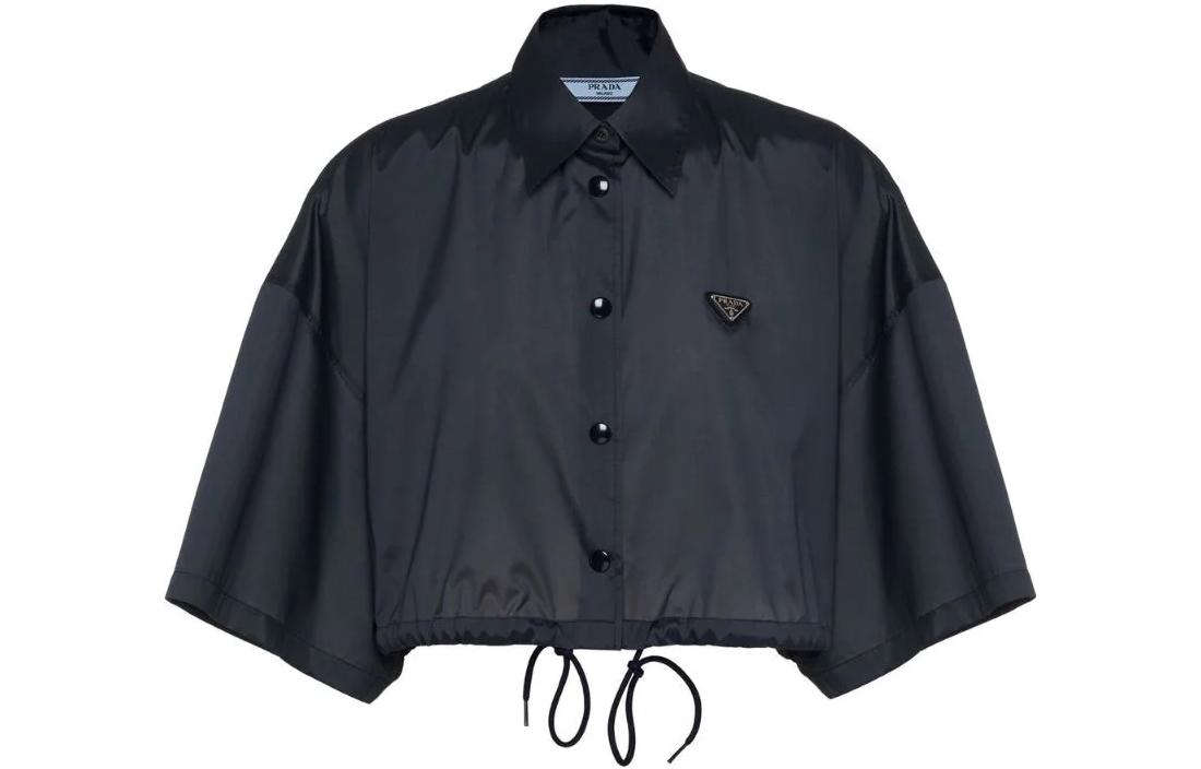 PRADA Crop Tops Women's Black