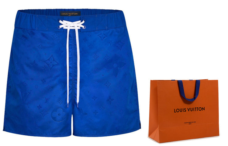 LOUIS VUITTON Casual Shorts Men's Electric Blue