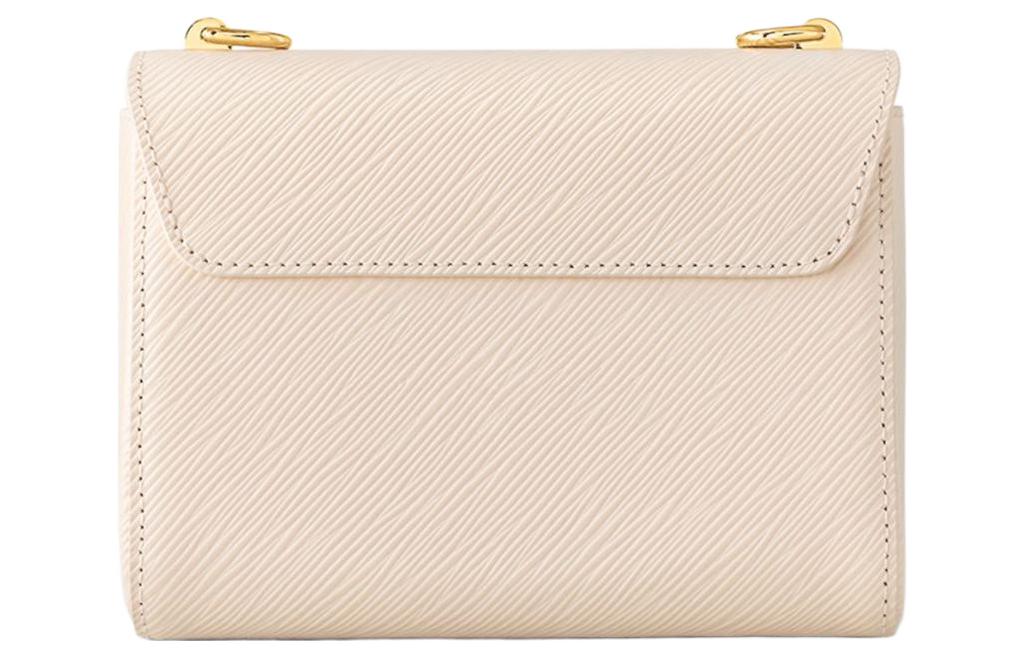 LOUIS VUITTON Twist Epi Grain Cow Leather Shoulder Bag, Crossbody Bag Small Size Women's Ecru