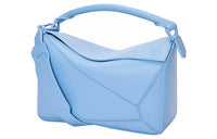 LOEWE Puzzle Bag In Satin Calfskin Olympic Blue