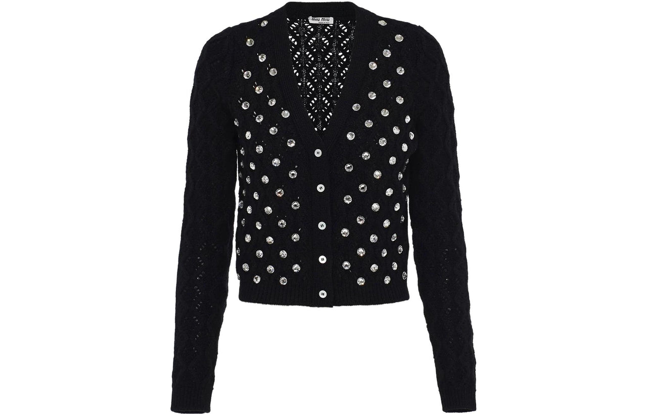 MIU MIU Cashmere Sweaters Women's Black