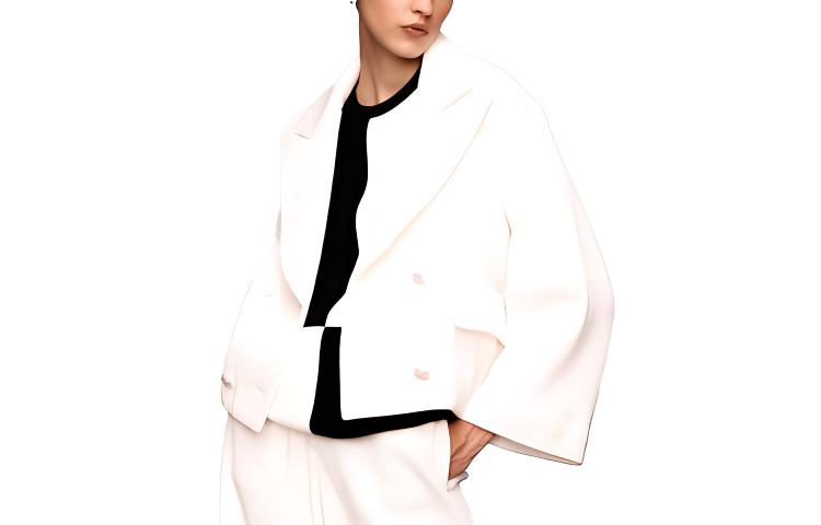 CHANEL Jackets Coats Women's White