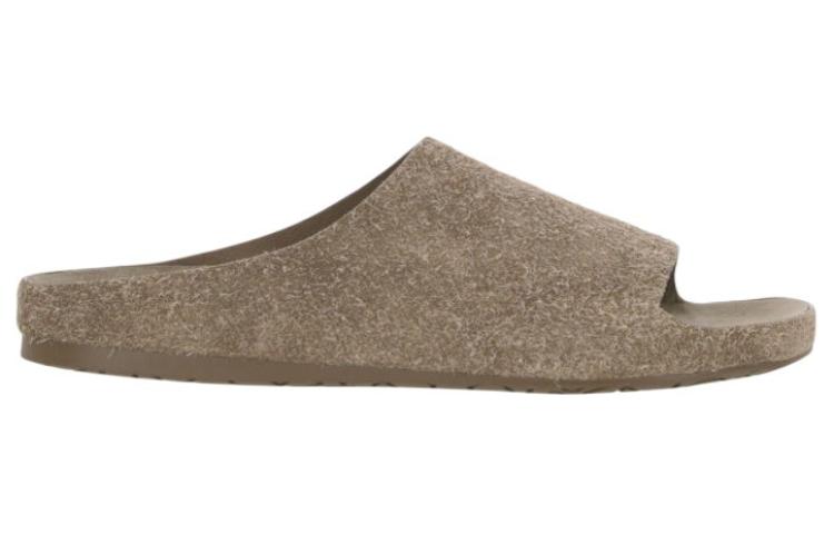 LOEWE Lago Brushed Suede Slides