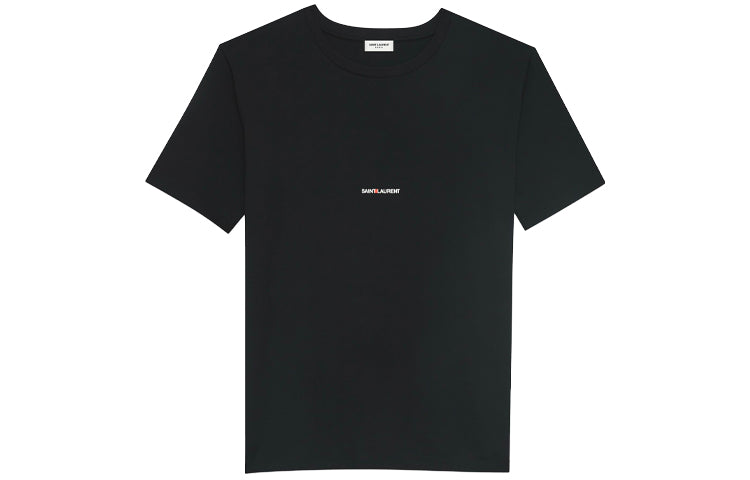 SAINT LAURENT Logo Printed Crewneck T Shirt