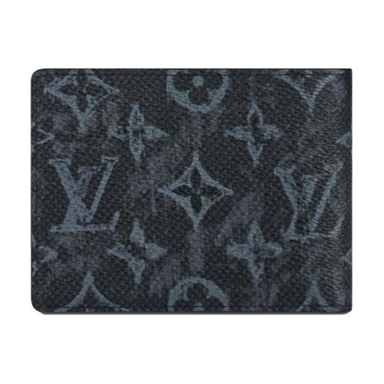 LOUIS VUITTON Monogram Pastel Noir Canvas Multple Wallet