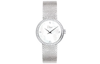 DIOR Wrist Watch Quartz Movement Metal Strap 25mm Mother-of-Pearl Color Watch Dial Women's Watch