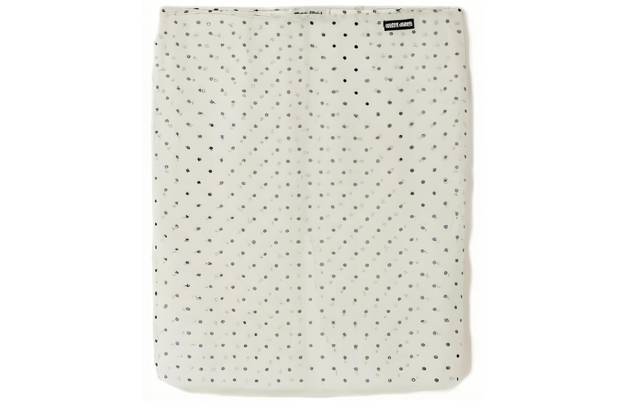 MIU MIU Mid Rise Polka Dot Midi Skirt