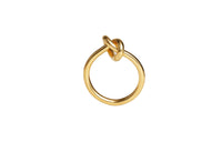 CELINE Knot Ring In Brass With Gold Finish