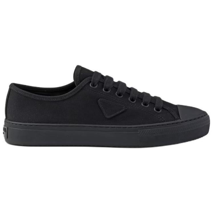 PRADA Hemp Low Top Skateboard Shoes Men's Black