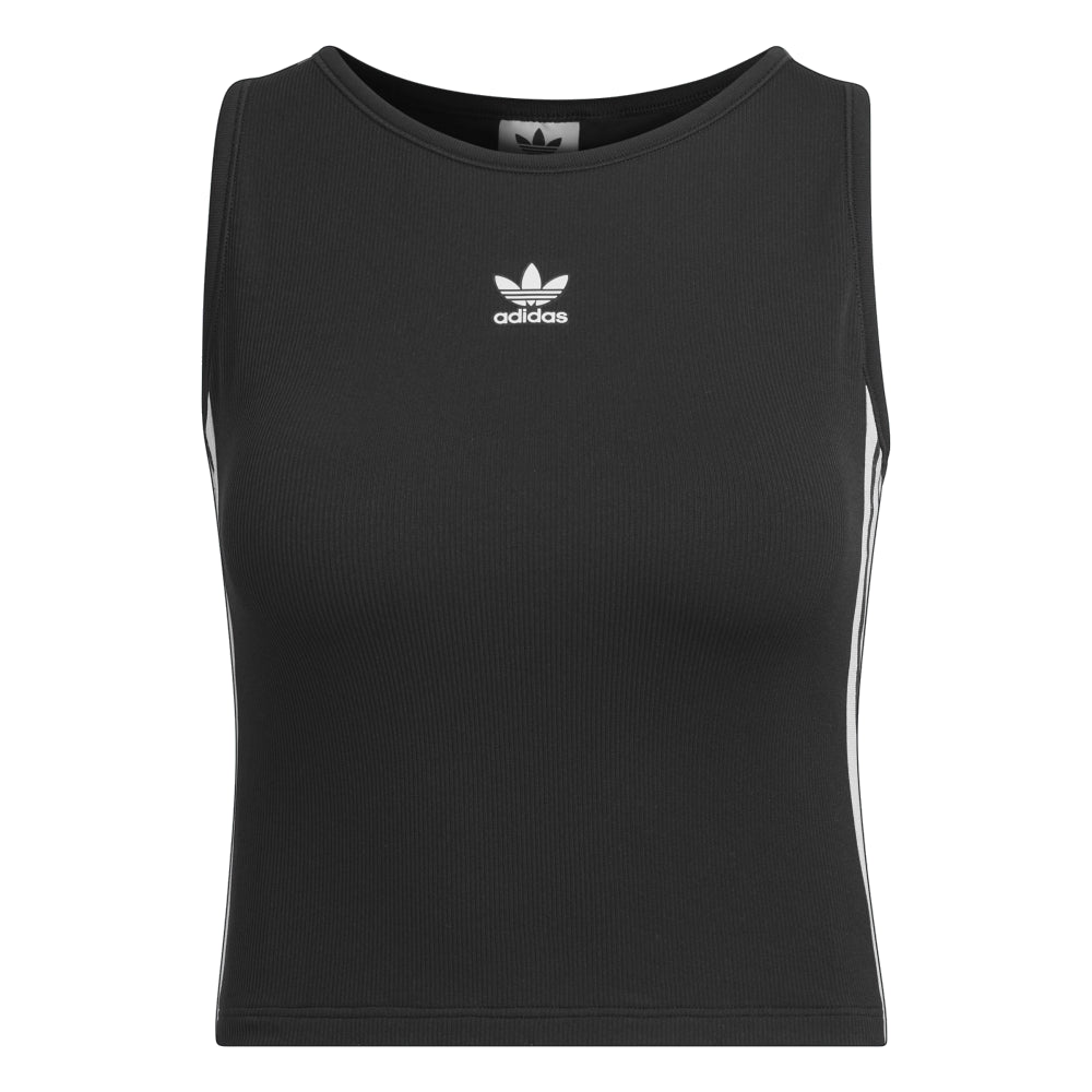 (WMNS) adidas originals 3-Stripes Padded Tank Top Asia Sizing 'Black White' JI6860