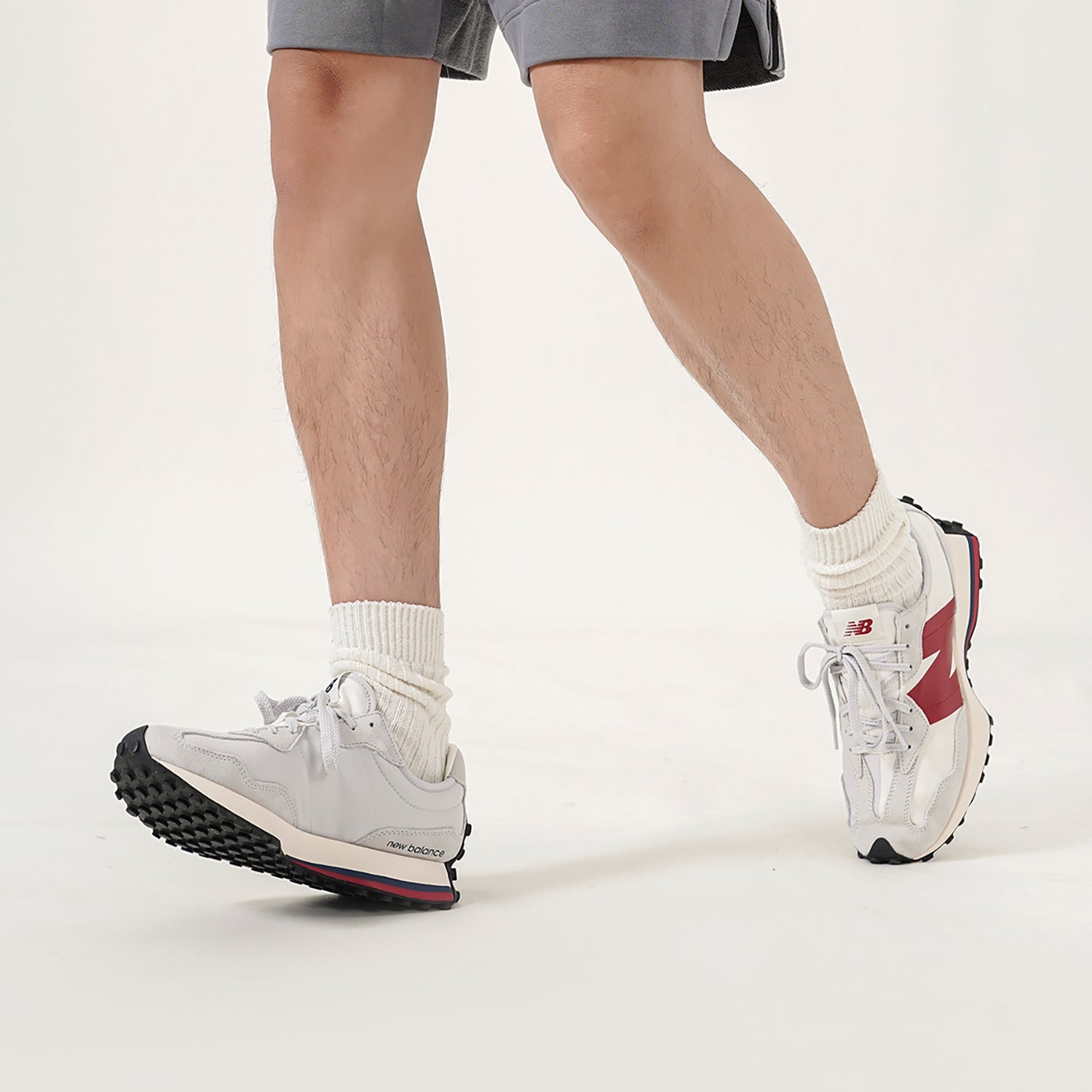 New Balance 327 'White Navy Blue' MS327SC1