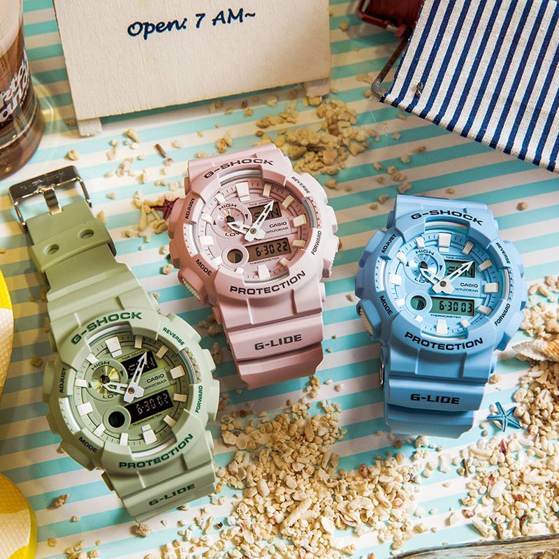 CASIO G-Shock Analog-Digital 'Light Blue' GAX-100CSA-2A