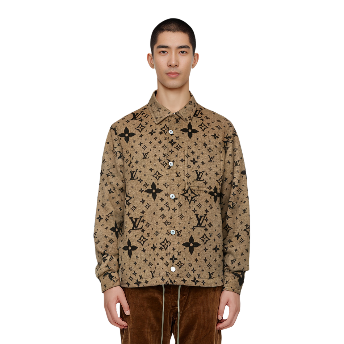 LOUIS VUITTON Jackets Coats Men's Apricot