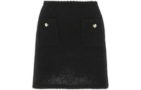 MIU MIU Casual Short Skirts Women's Black