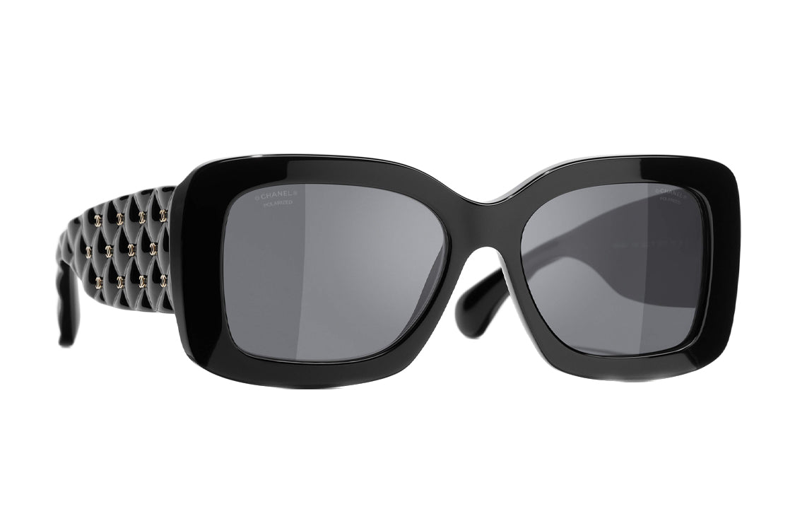 CHANEL Rectangle Polarized Sunglasses