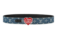 LOUIS VUITTON X Nigo Denim 40mm Reversible Belt