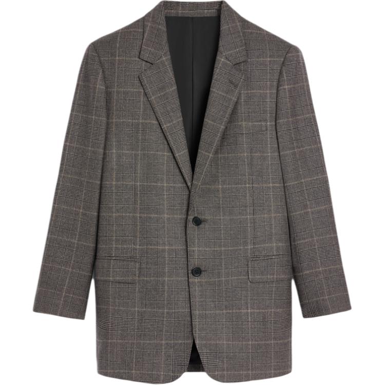 CELINE Bibliothèque Nationale De France Blazer In Prince Of Wales Wool