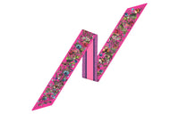 DIOR Miss DIOR Millefiori Series Silk Scarves Women's Rose Red