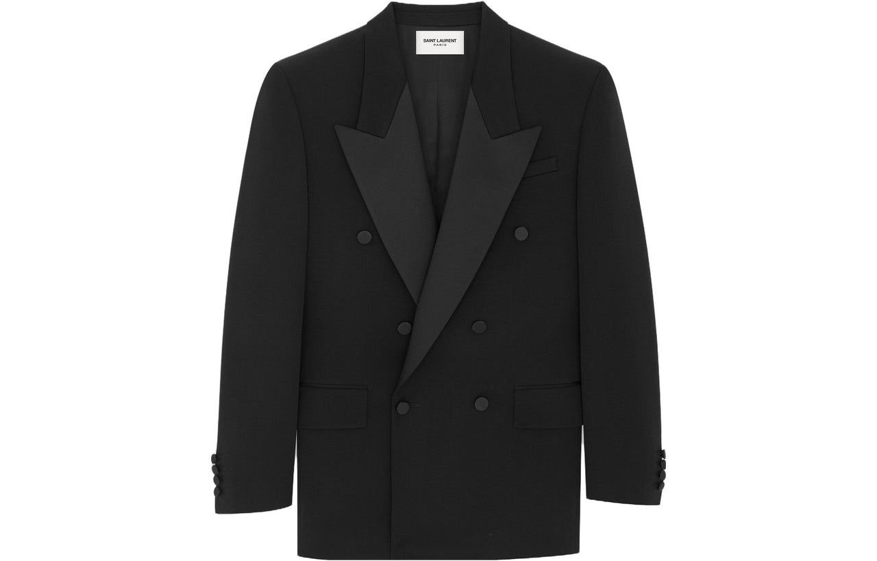 SAINT LAURENT FW23 Business Suit Coat Women's Black