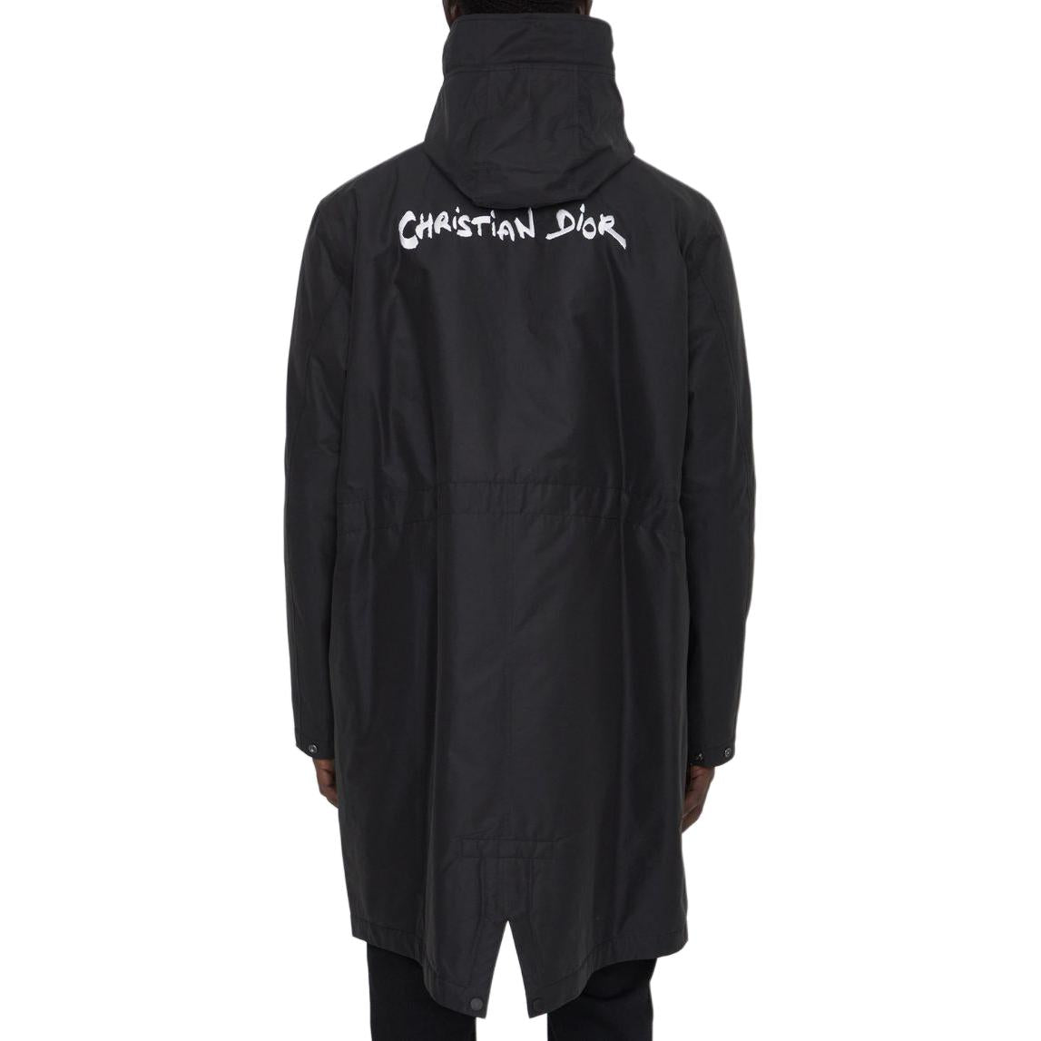 DIOR Christian DIOR Tag Hooded Parka
