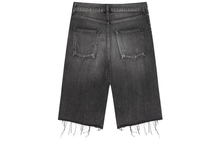 SAINT LAURENT Denim Shorts Men Black