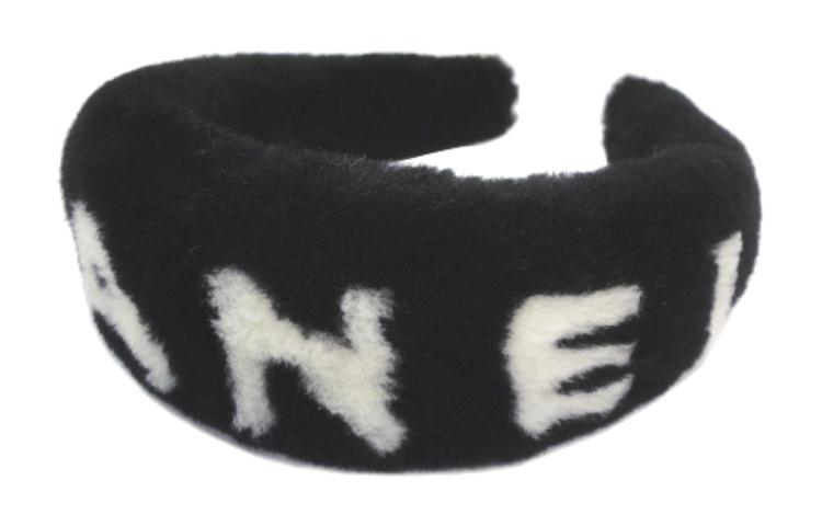 CHANEL Headbands Women's Black