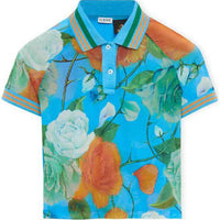 LOEWE Polo Shirts Women's Blue